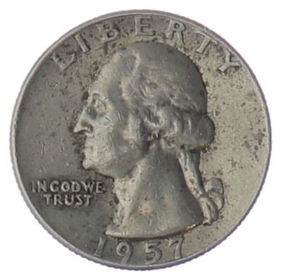 1/4 dolara Quarter Dollar - Waszyngton - D - 1957