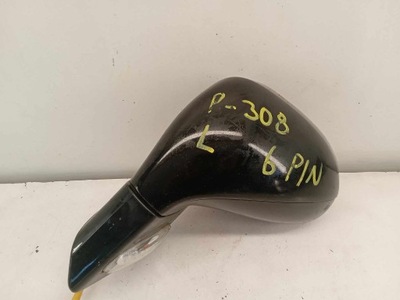 Дзеркало ліва двері peugeot 308 7-13 6 pin фото №1