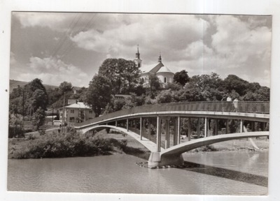 Piwniczna - Most i Kościół - FOTO ok1965