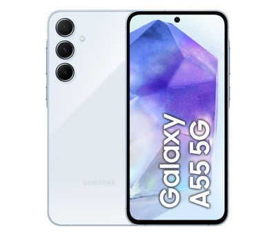 SAMSUNG GALAXY A55 8/128 GB ÚŽASNÁ ĽADOVÁ MODRÁ