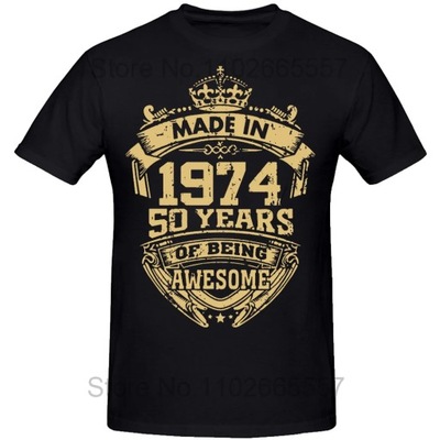 Funny Made in 1974 50 Years of Being Awesome T Shi