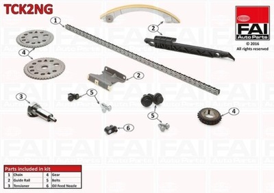 CADENA DISTRIBUCIÓN C Z22SE FAI AUTOPARTS TCK2NG 5636  