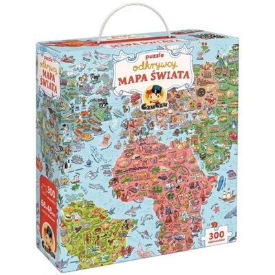 CzuCzu Puzzle odkrywcy Mapa Świata