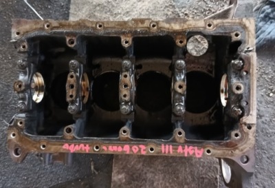 Opel astra h iii 07r 2.0 tb блок двигателя r90400166 фото №1