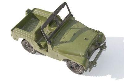 Stara zabawka samochód plastikowy duży Jeep Uaz Gaz antyk unikat