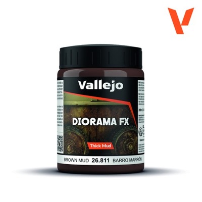 VALLEJO Diorama Effects Brown Thick Mud