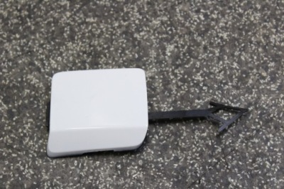 Dacia sandero iii 20-23 lift заглушка фаркоп белый акрил фото №1