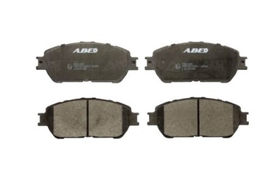 Abe c12125abe набор тормозных колодок тормозных, тормоза дисковые фото №1