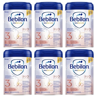 Bebilon PROFUTURA 3 Duobiotik Zestaw 6x 800 g