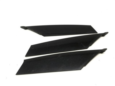 Tesla model s lift молдинг бампер лівий перед фото №1