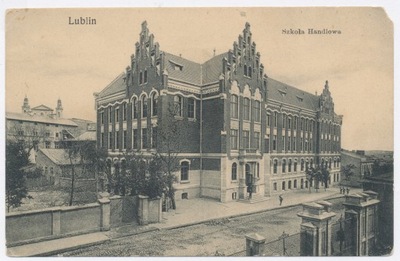 Lublin - Szkoła Handlowa. (2493)