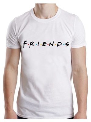 koszulka z napisem FRIENDS PRZYJACIELE męska S