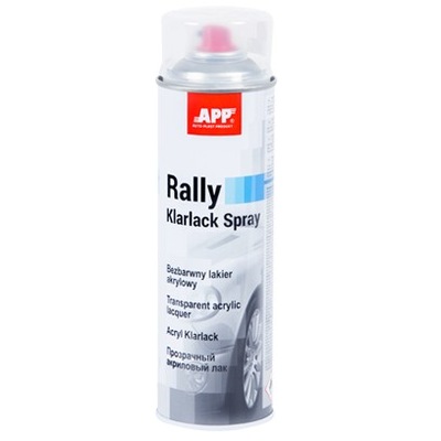 APP | Rally 500ml SPRAY Bezbarwny - lakier akrylowy