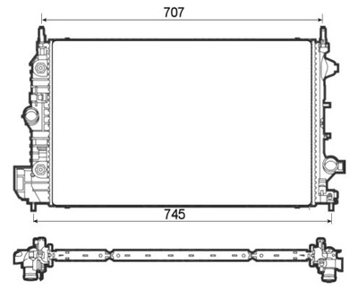 RADUADOR DE AGUA NRF 53132  