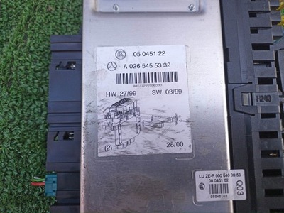 Модуль блок керування sam mercedes w220 a0265455332 фото №1