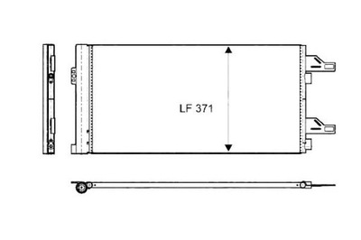 KONDENSATORIUS KONDICIONAVIMO CITROEN JUMPER FIAT DUCATO 