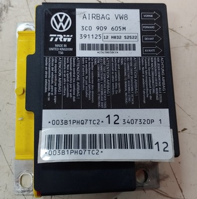 Датчик подушка безпеки vw passat b6 05- bez crash фото №1