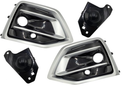 Решётка бампера перед l r + заглушки радаров audi q5 fyb 80a рестайлинг  20- фото №1