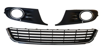 Решётка решётка радиатора решётка радиатора бампер vw golf 6 vi 08- фото №1