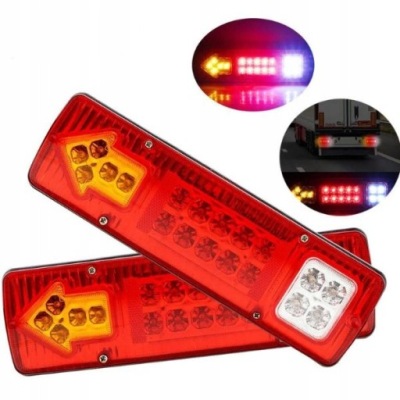 Лампы задние led do прицепа набор лампа do przyczep naczep lawet задняя фото №1