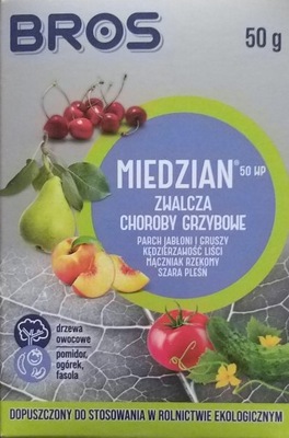 Bros MIEDZIAN 50 WP zwalcza choroby warzyw 50g