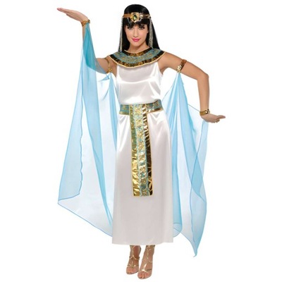 STRÓJ KLEOPATRA kostium sukienka królowa Egipska FARAON przebranie S