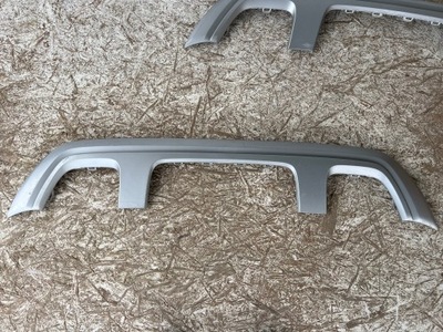 Бампер задняя задний vw t-roc 2ga lift накладка dół молдинг фото №1