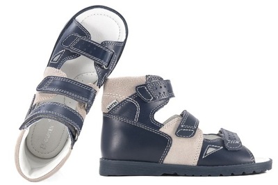 BARTEK 81804 PROFILAKTYCZNE SANDAŁKI ORTO SANDAŁY Granatowy 21