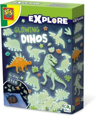 Świecące w ciemności Dinozaury Ses expolre