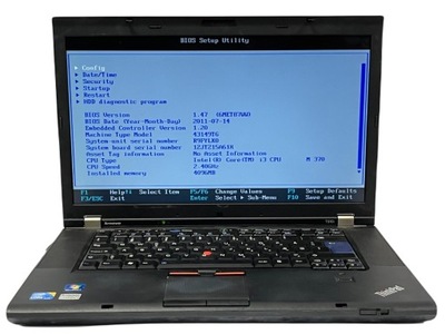Lenovo ThinkPad T510i 15.6" i3 M370 2GB BIOS OK CG543