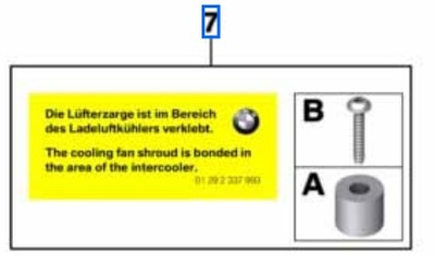 17512337930 втулки dystansowe болты табличка bmw m performance фото №1