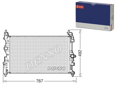 РАДІАТОР ДВИГУНА ВОДИ OPEL CORSA E 1.3D 09.14- DENSO