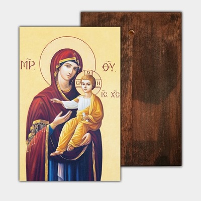 Ikona Matka Boska z Jezusem 20 x30 cm
