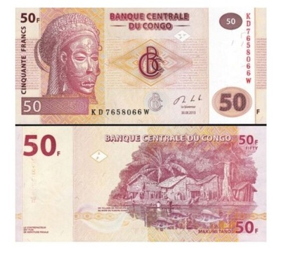 Banknot 50 Franków Kongo