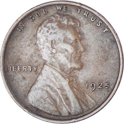 Moneta, USA, Lincoln Cent, Cent, 1925, U.S. Mint,