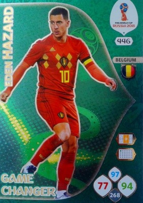 WORLD CUP RUSSIA 2018 GAME CHANGER 446 EDEN HAZARD