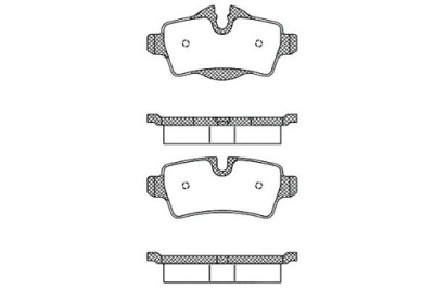 PLAQUETTES FREIN MINI (R50 R53) (R56) (R57) (R58) 