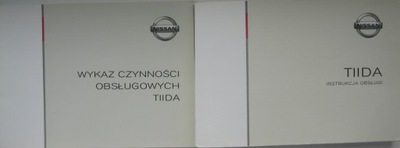 NISSAN TIIDA I 2004-2012 POLSKA MANUAL MANTENIMIENTO +WYKAZ CZYNNOSCI MANTENIMIENTO  