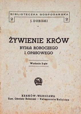 ŻYWIENIE KRÓW BYDŁA ROBOCZEGO I OPASOWEGO