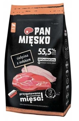 Sucha karma Pan Mięsko cielęcina dla psów z alergią 9 kg