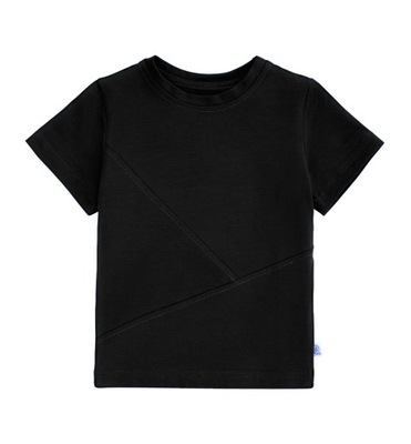 TuSzyte | Czarny t-shirt bawełniany, PL R.98