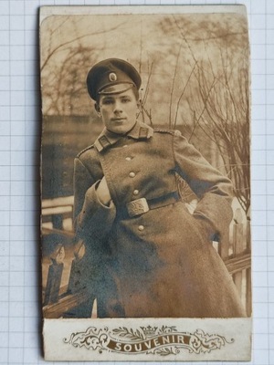 Zdjęcie żołnierz Rosyjski Carski I Wojna dedykacja