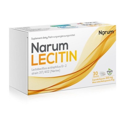 Narum lecitin 200 mg 30 kaps.