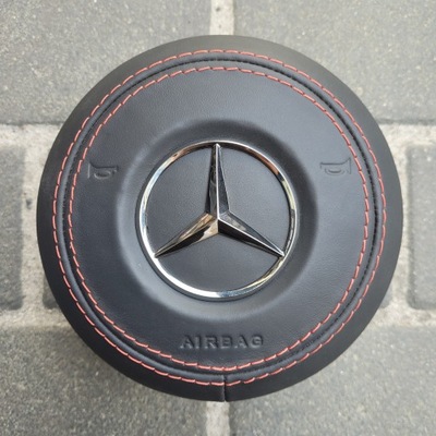 MERCEDES W222 AMG AIR BAGS AIRBAG STEERING WHEEL LEATHER  