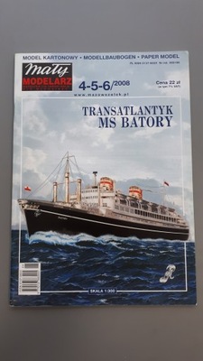 Mały Modelarz 4-5-6/2008 Transatlantyk MS BATORY