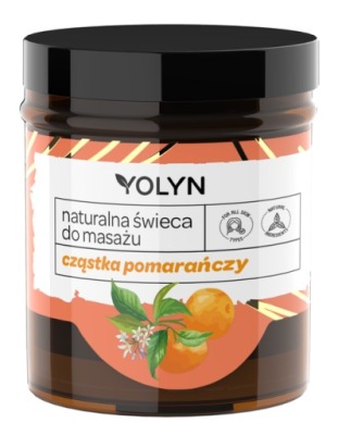 YOLYN Świeca do masażu Cząstka Pomarańczy 120ml