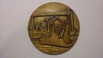 Medal Gdynia port stocznia