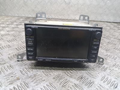 Toyota avensis t27 радіо заводський 86120-20a90 фото №1