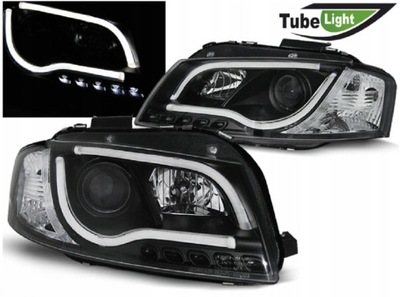 ФОНАРИ РЕФЛЕКТОРЫ DO AUDI A3 8P 8PA OD 2003 DO 2008 ROKU LED (СВЕТОДИОД ) TUBE