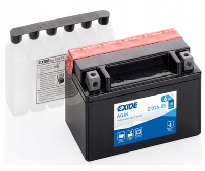 BATERÍA EXIDE ETX7A-BS CBTX7A-BS YT12N7E-4B  